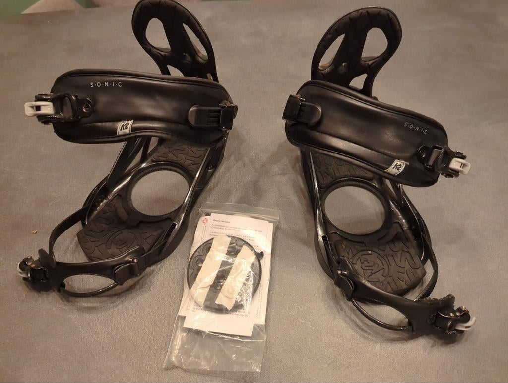 K2 Sonic snowboardbindingen maat L, Ophalen of Verzenden, Gebruikt, Bindingen