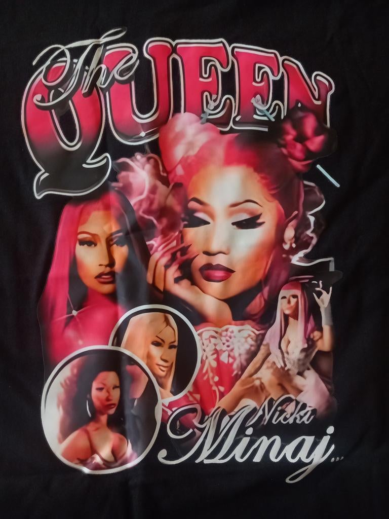 Nicki Minaj 'The Queen' T-shirt Zwart Maat S Nieuw, Zwart, Nicki Minaj, Nieuw, Ophalen of Verzenden