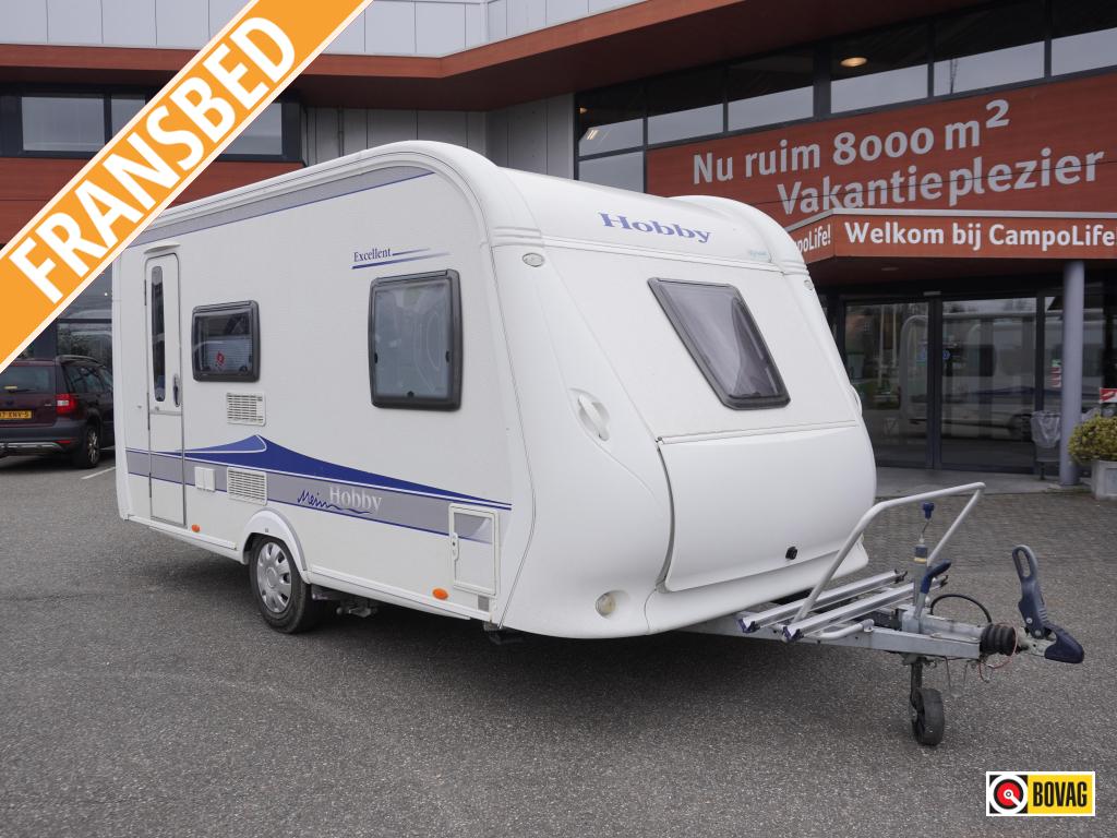 Hobby Excellent 410 SFE MET MOVER EN VOORTENT, Treinzit, 4 tot 5 meter, Tot en met 4, Schokbreker