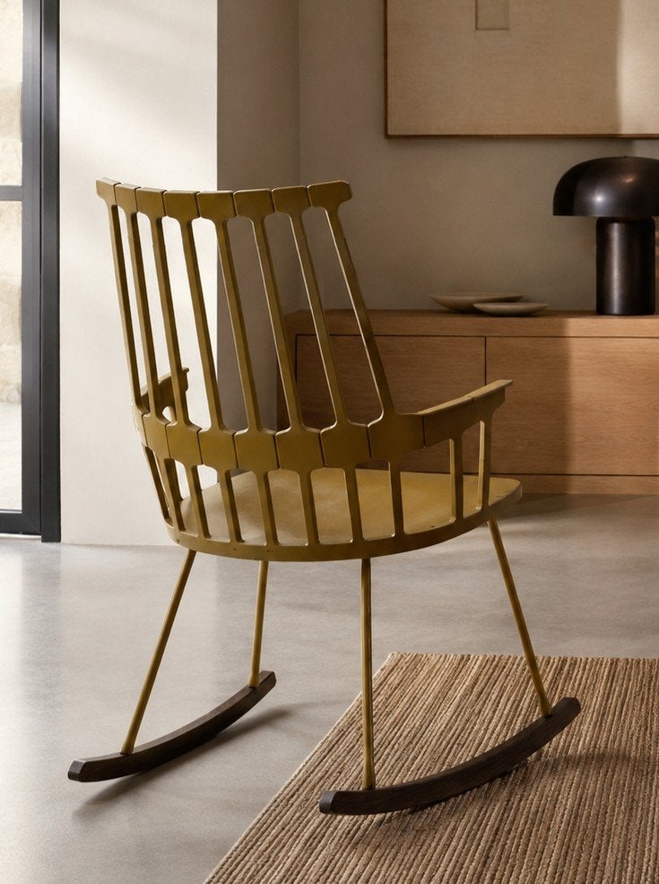 Kartell Comback Schommelstoel - Patricia Urquiola, Ophalen, Kunststof, Overige kleuren, Zo goed als nieuw