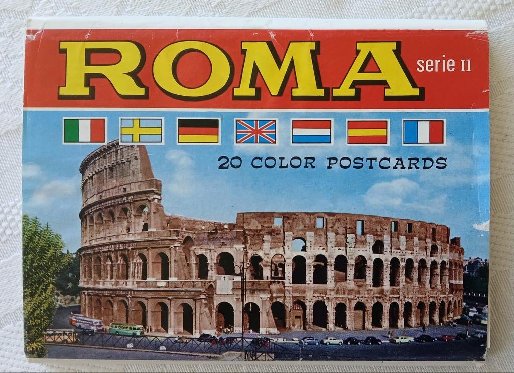 Mapje 20 ansichten van Rome compleet 1960er jaren, Verzamelen, Ophalen of Verzenden, 1960 tot 1980, Ongelopen, Italië