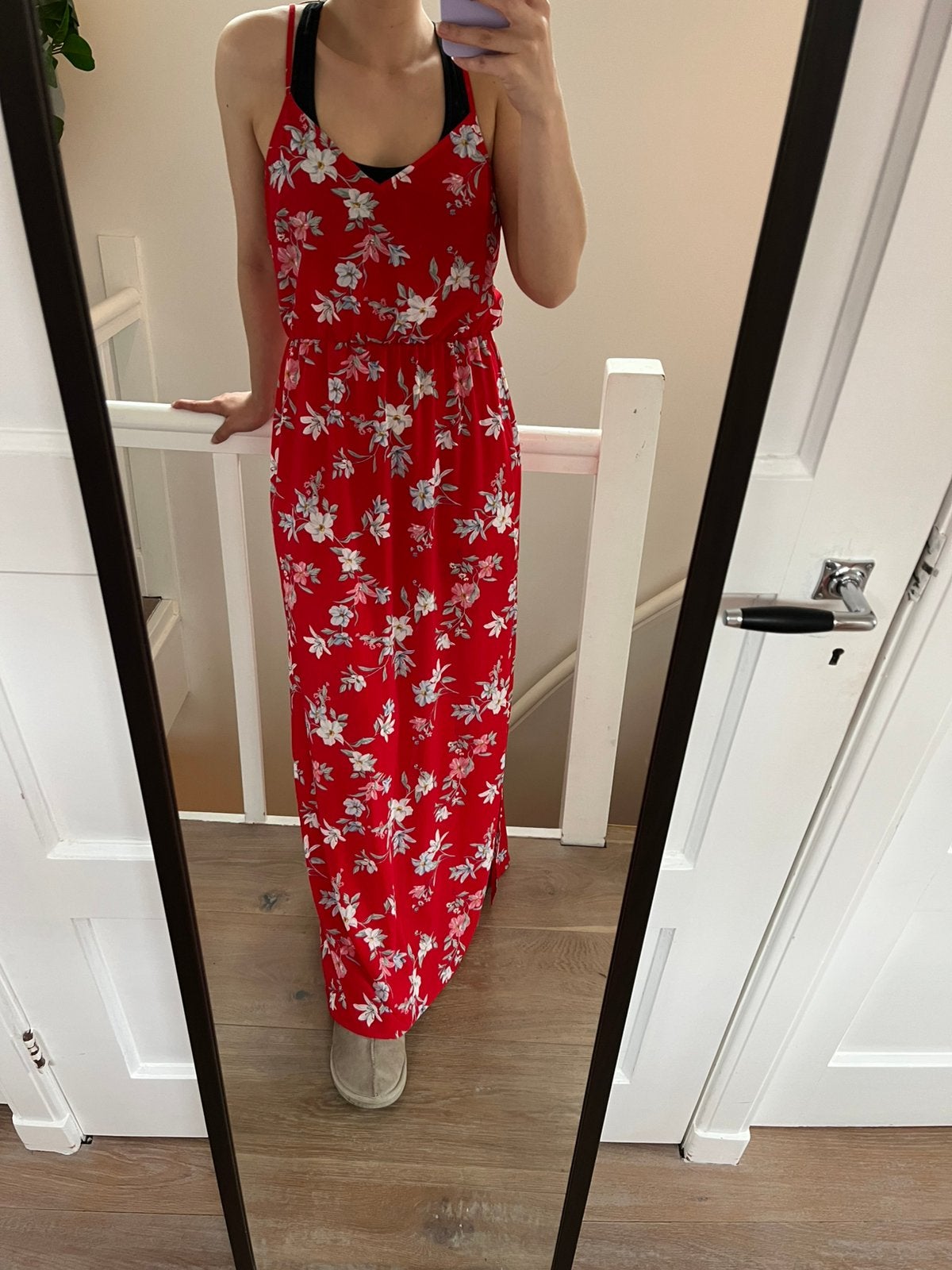 Rode jurk H&M maat M / 40, Zo goed als nieuw, Ophalen, Maat 38/40 (M), Rood