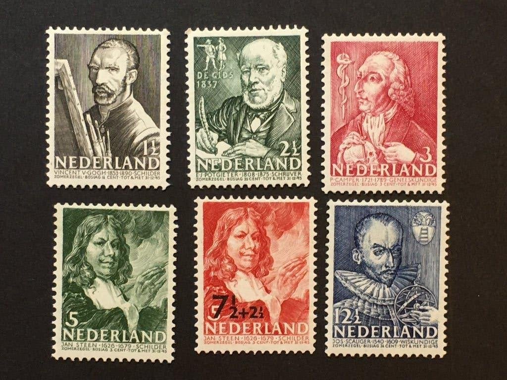 i16-350o Nederland 1940 NVPH 350/55 - Zomerzegels - ONG/PL, Ophalen of Verzenden, T/m 1940, Postfris