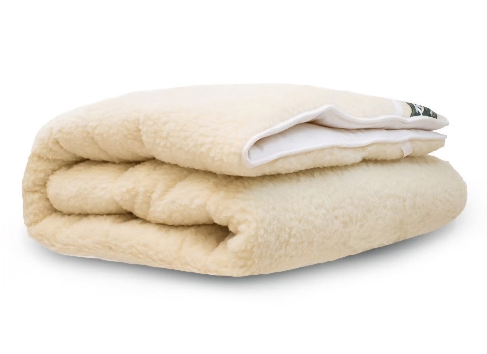 Onderdeken Schapenvacht Terschellinger 2-persoons 1.60x2m, Beige, Ophalen of Verzenden, Overige merken, Wol