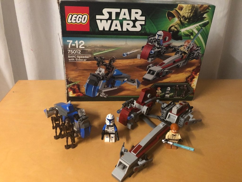 Lego Star Wars - 75012 - BARC Speeder (met zijspan), Lego.com/service, Ophalen of Verzenden, Zo goed als nieuw, LEGO System A/S