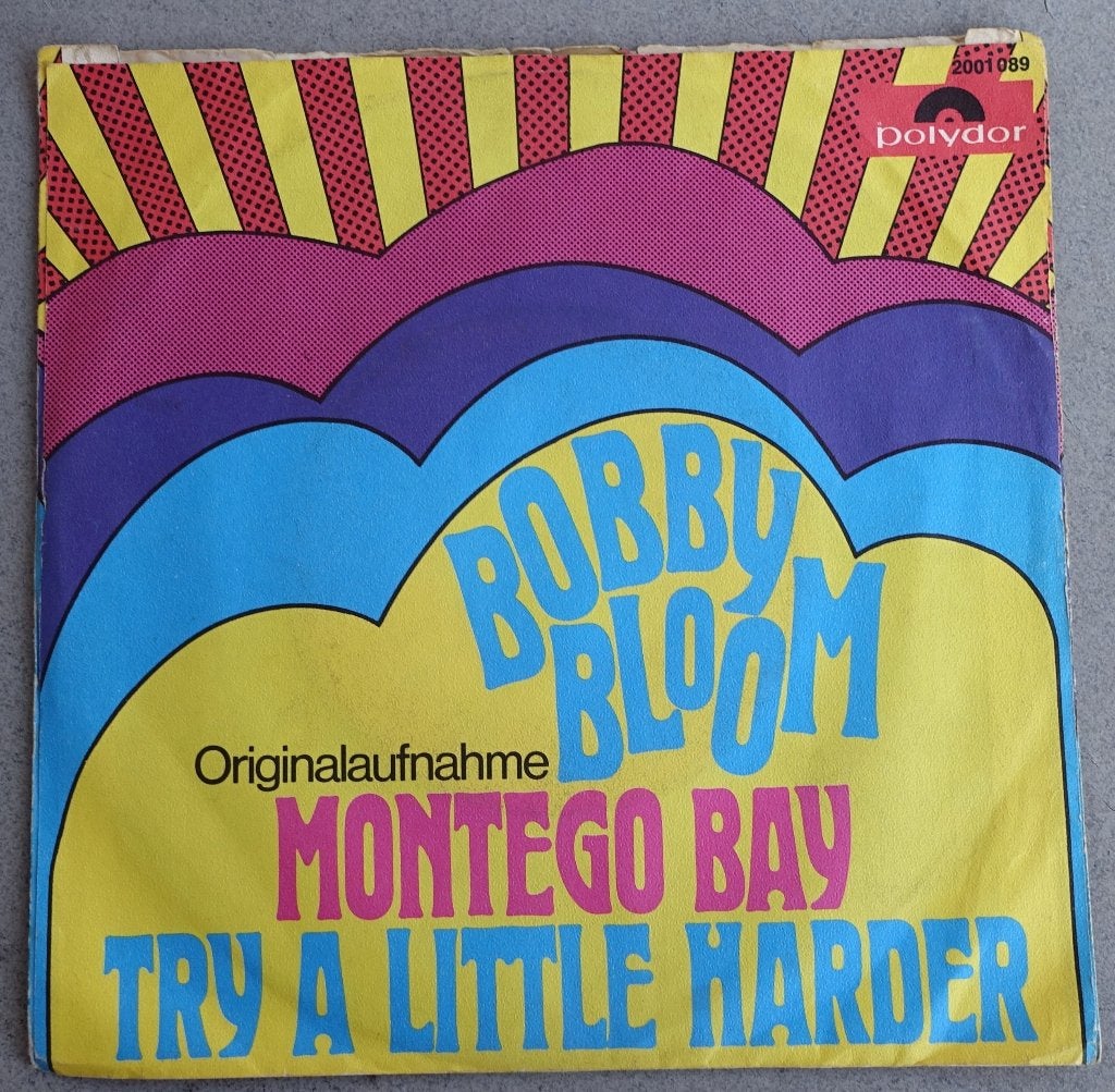 Bobby Bloom - Montego Bay / Try A Little Harder (Single), Fotohoes, 7 inch, Ophalen of Verzenden, Zo goed als nieuw