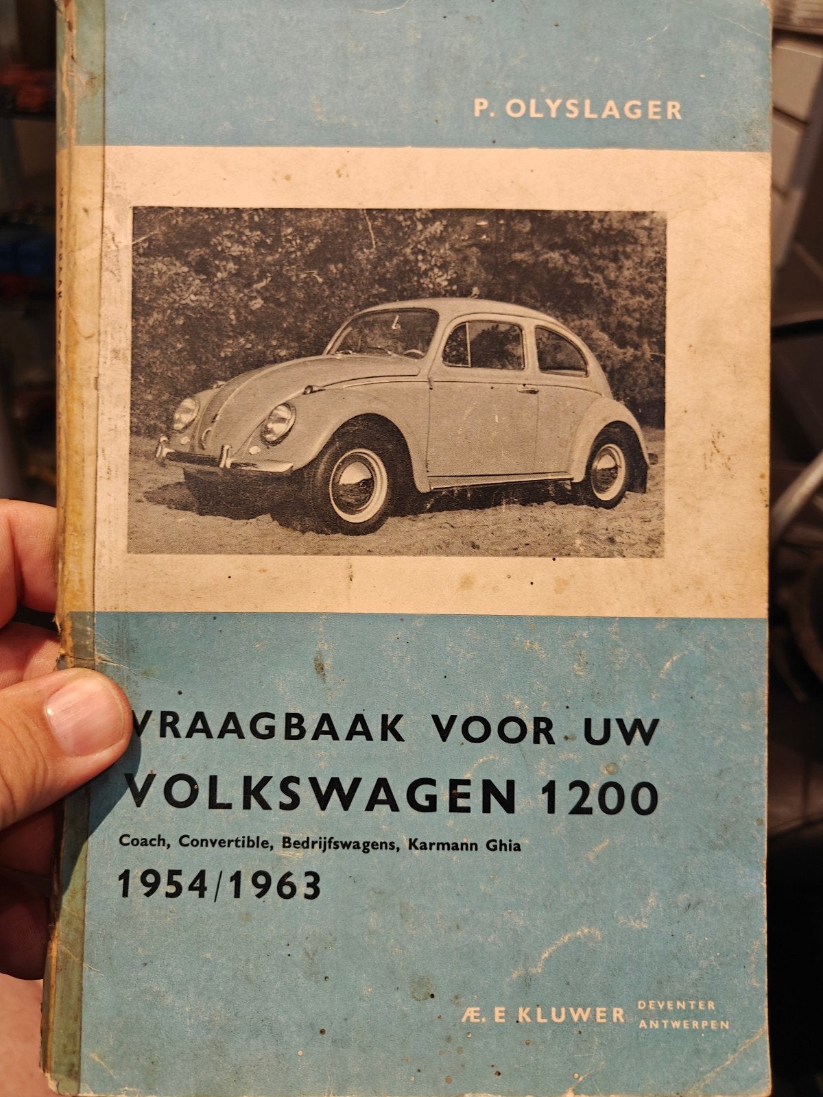 Vraagbaak Volkswagen Kever 1200 1954-1963, Ophalen of Verzenden