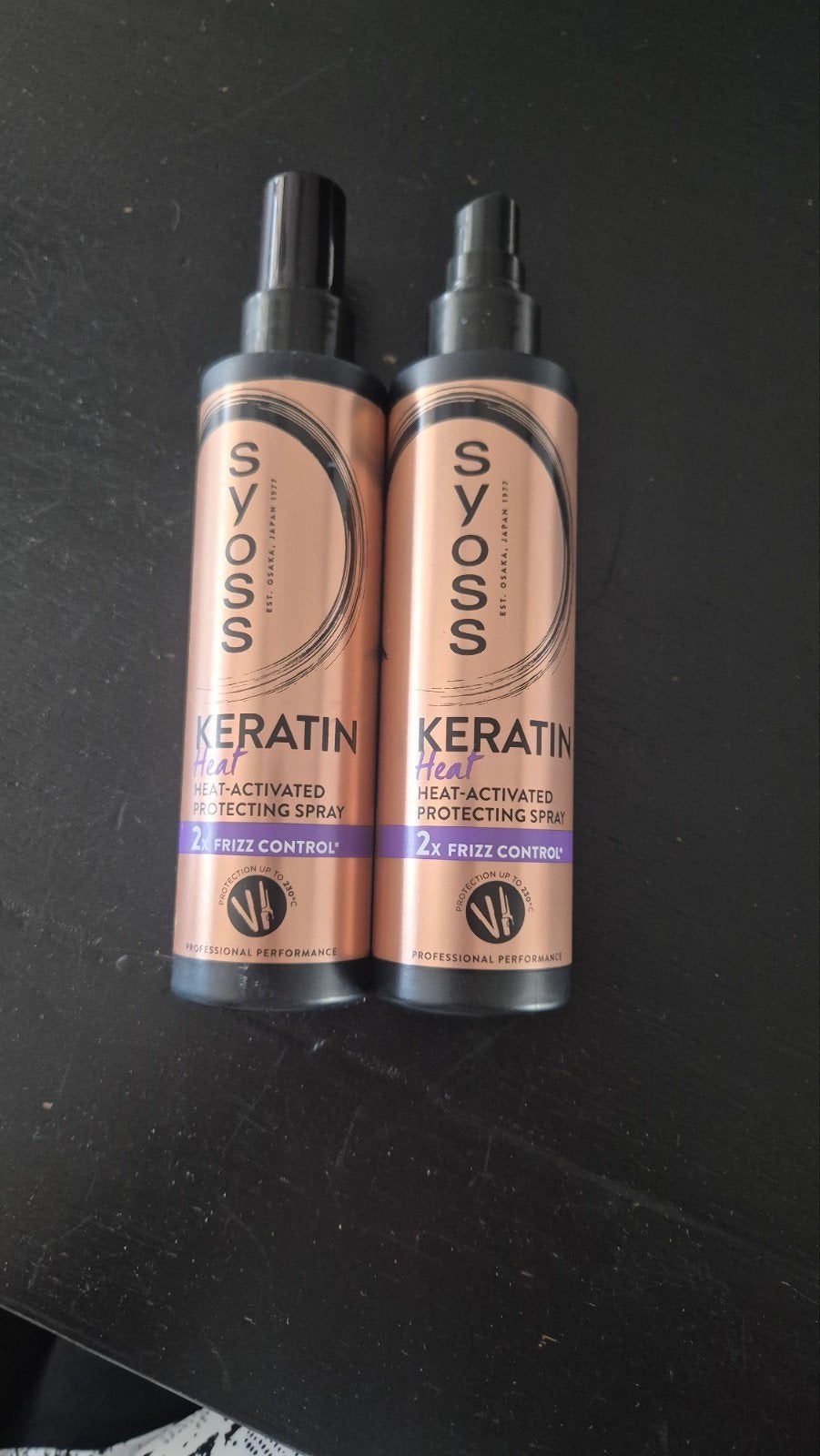 2x syoss keratine protecting haar spray, Ophalen of Verzenden, Nieuw, Gel, Wax, Haarlak of Mousse
