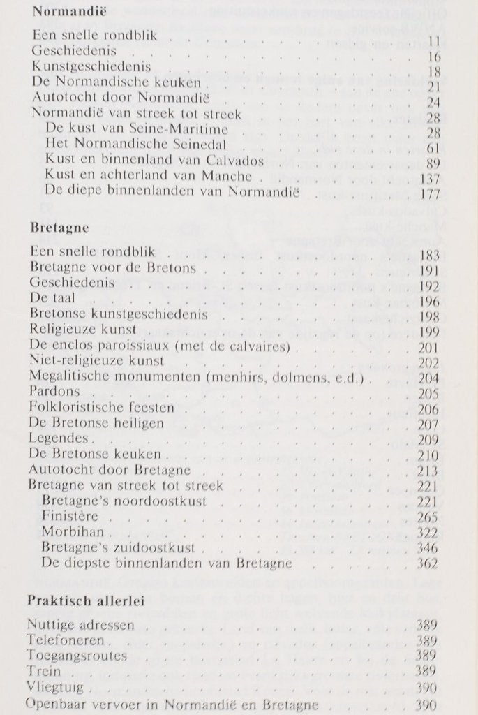 Normandie en Bretagne - Reisgids ANWB jaren 70, Verzenden, Europa, Zo goed als nieuw, Reisgids of -boek
