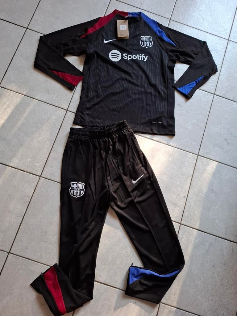 Barcelona trainingspak maat 152/164 Nieuw, Zwart, Nike, Nieuw, Overige maten