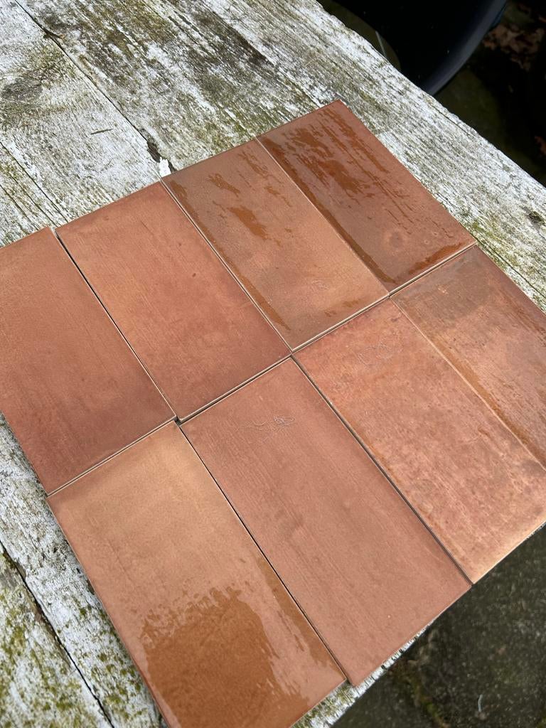 Terra cotta wandtegels, Ophalen, Nieuw, Minder dan 20 cm, Minder dan 5 m²