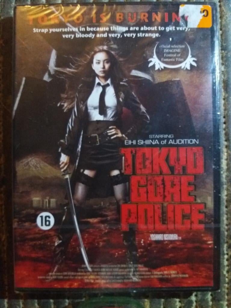 Tokyo Gore Police 2008 (Sealed), Cd's en Dvd's, Dvd's | Horror, Vanaf 16 jaar, Ophalen of Verzenden, Nieuw in verpakking, Gore