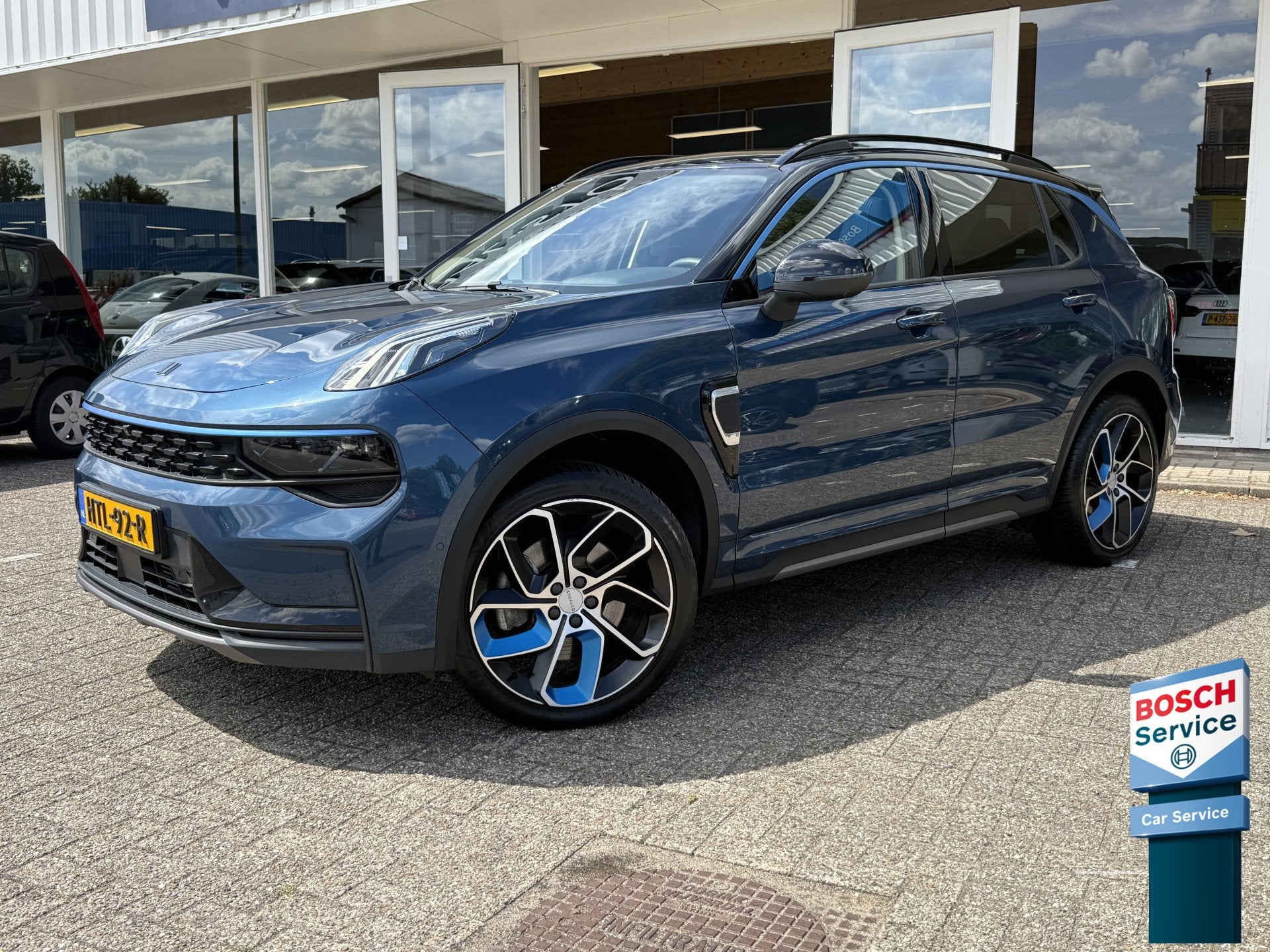 Lynk & Co 01 1.5 Hybrid | Trekhaak | LED | 360 camera | Keyl, Auto's, Blauw, Leder en Stof, Plug-in hybride, Bedrijf