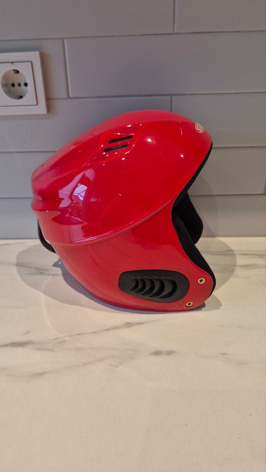 Sinner Kinder Skihelm Rood - Maat 48-52 (4-8 jaar), Overige merken, Ophalen of Verzenden, Zo goed als nieuw, Kleding