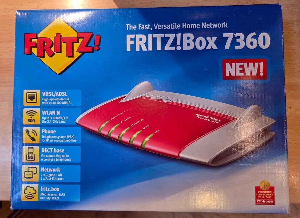 Router, Ophalen of Verzenden, Gebruikt, Router met modem, Fritz!Box (FritzBox)