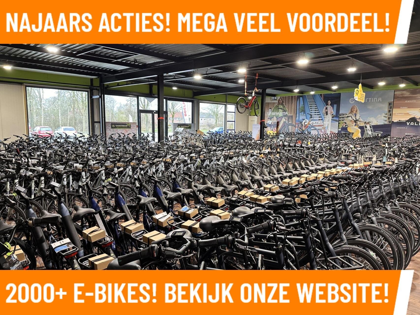 FINAL SALE! E-BIKES & FIETSEN NU ECHT SPOTGOEDKOOP, Zo goed als nieuw, 50 km per accu of meer, Overige merken