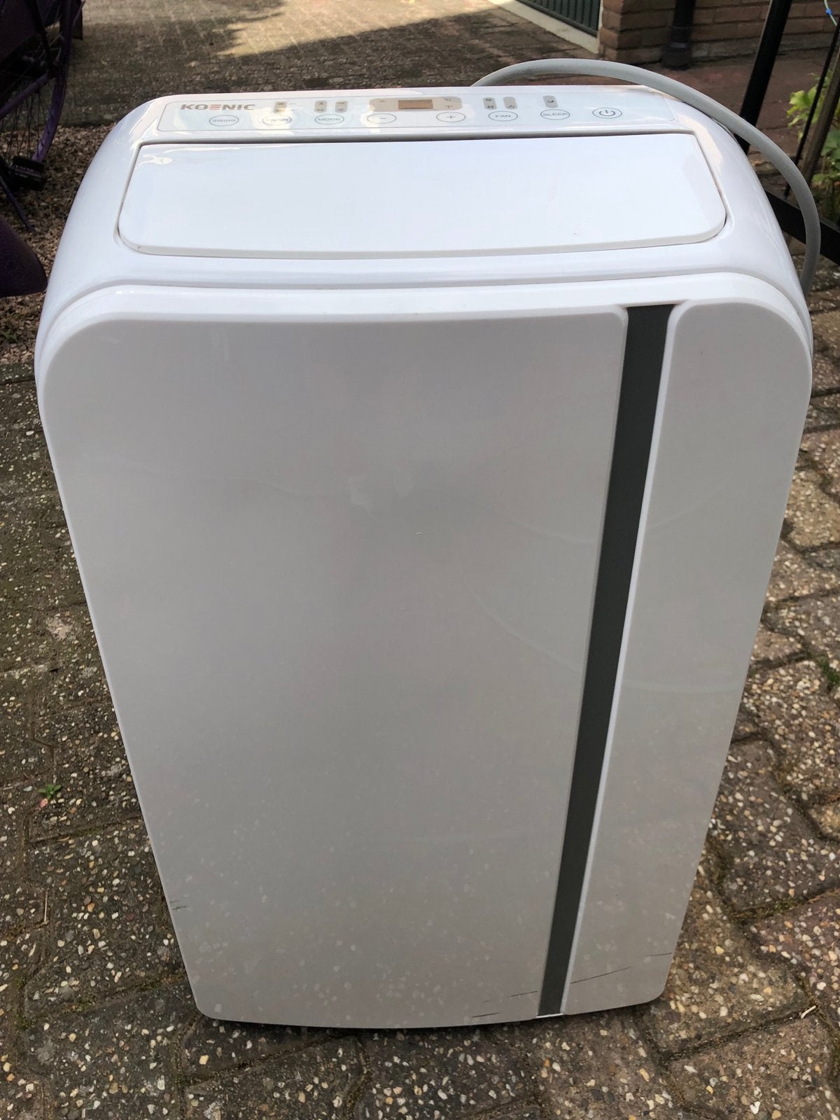 Koenic KAC 3352 Mobiele Airco - Zuinig en Verplaatsbaar, Ophalen, Minder dan 60 m³, 3 snelheden of meer, Zo goed als nieuw