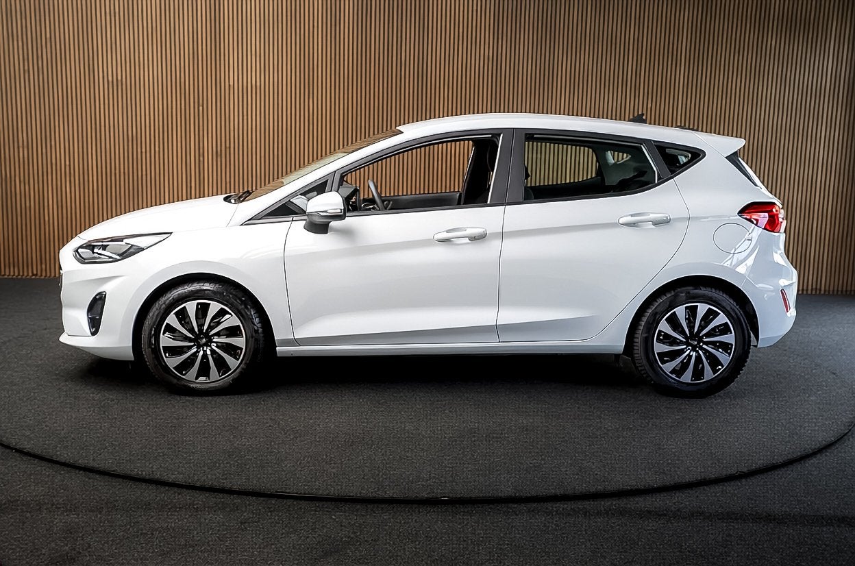 Ford Fiesta 1.0 EcoBoost Hybrid Navi Climate Cruise PDC Carp, Stof, Zwart, Wit, Origineel Nederlands