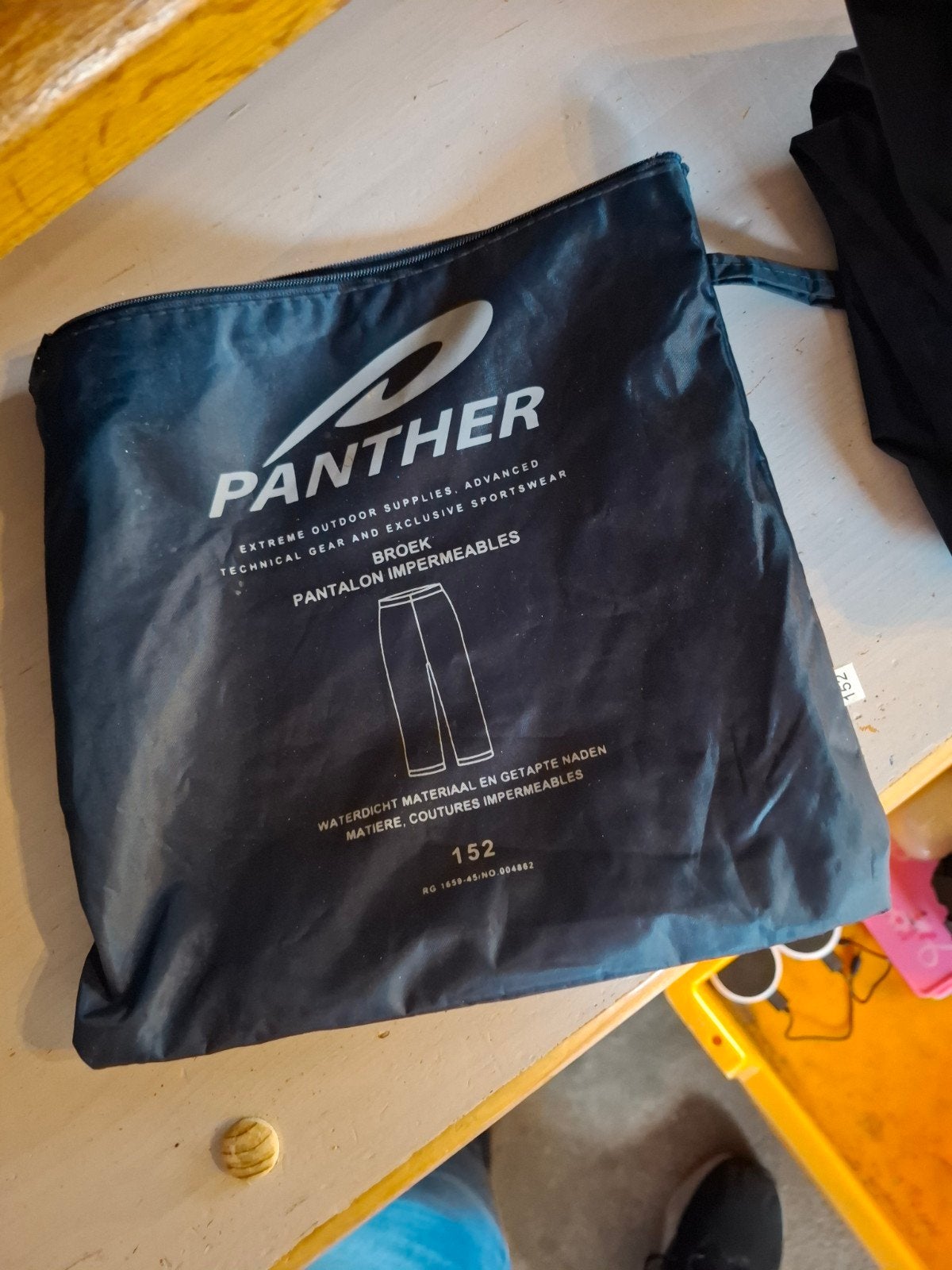 Panther Regenbroek - Waterdicht en Comfortabel, Caravans en Kamperen, Ophalen of Verzenden, Zo goed als nieuw, Regenbroek, Kinderen