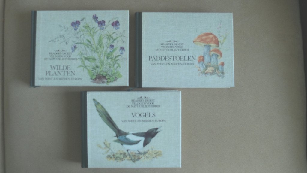 3x Reader's Digest - Wilde planten - Paddestoelen - Vogels, Boeken, Ophalen of Verzenden, Zo goed als nieuw, Natuur algemeen