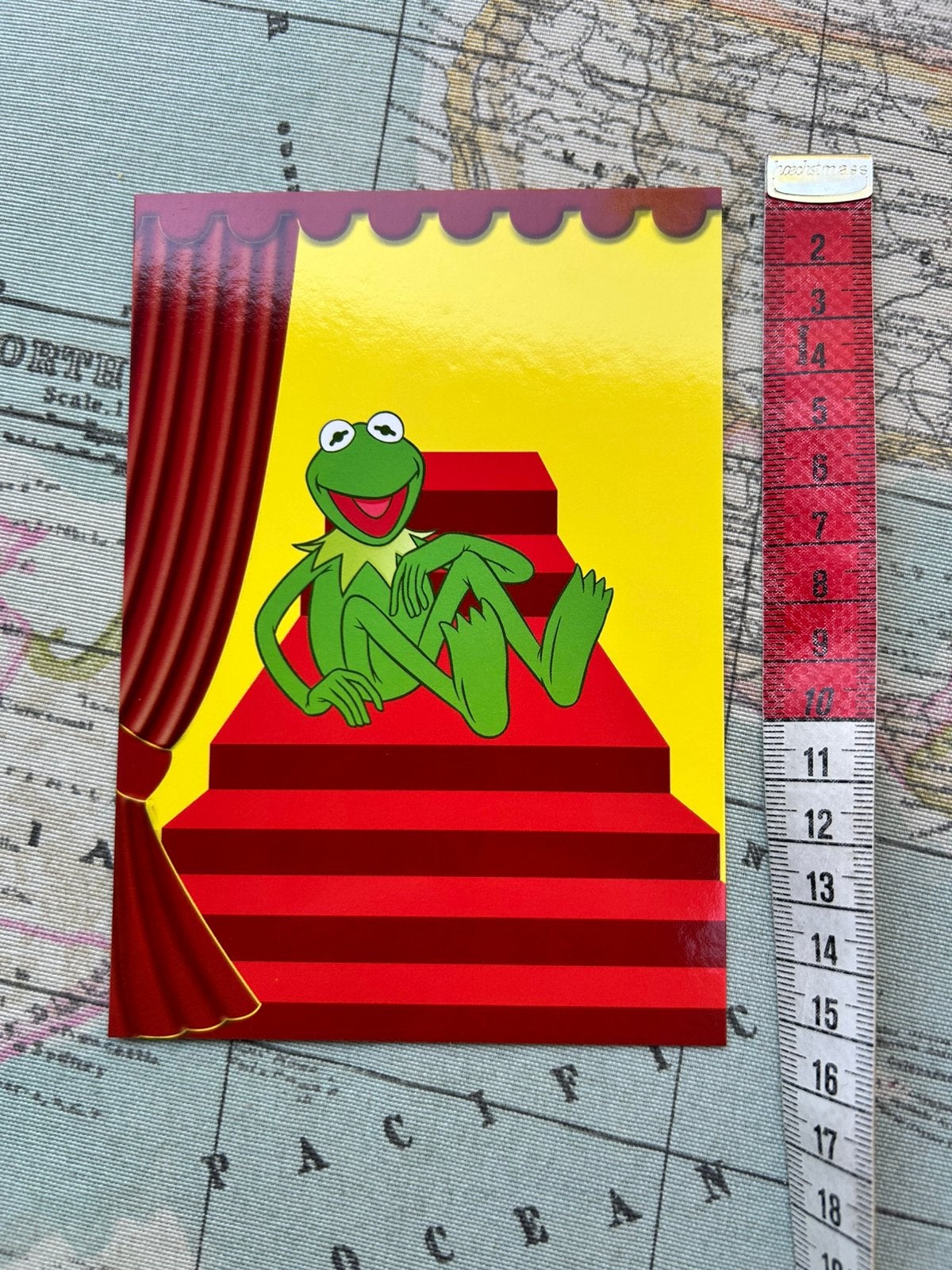281. Kaart illustr Kermit de kikker, Verzamelen, Ophalen of Verzenden, 1980 tot heden, Ongelopen