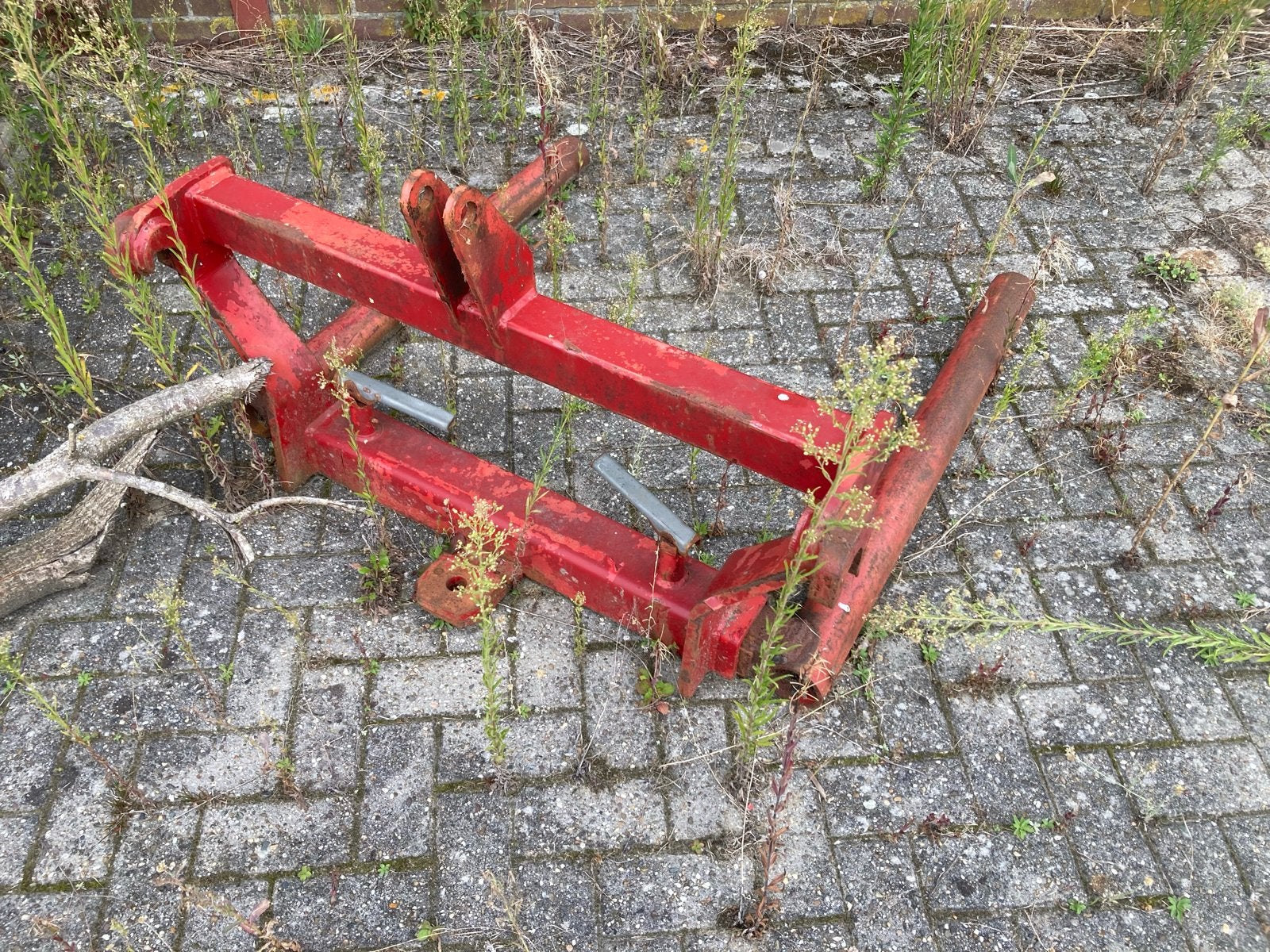 Gebruikte Weidner schudeg en een balendrager, Ophalen, Akkerbouw, Grondbewerking