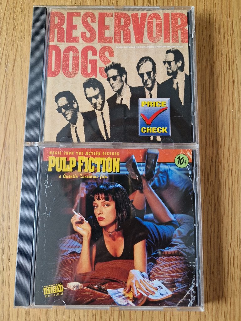 Reservoir Dogs & Pulp Fiction CD samen voor 8 euro, Ophalen of Verzenden, Zo goed als nieuw