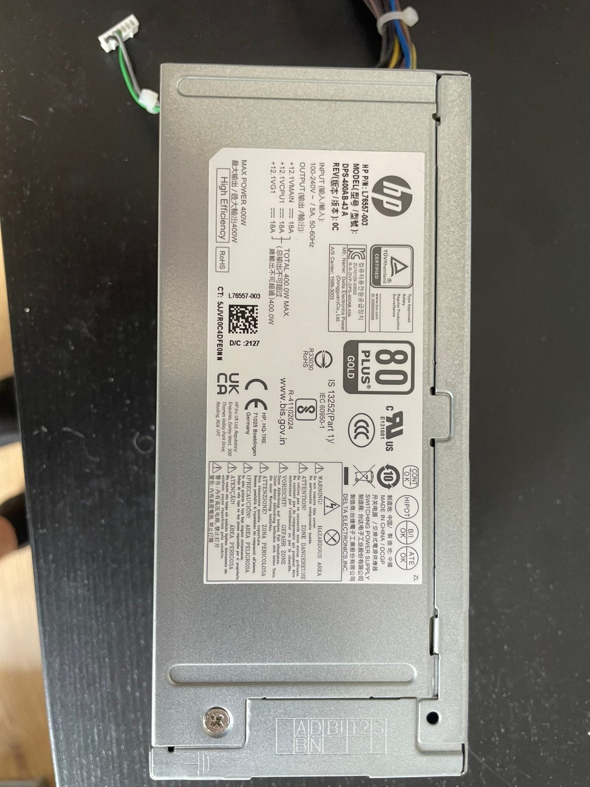 HP power supply, Ophalen of Verzenden, Gebruikt