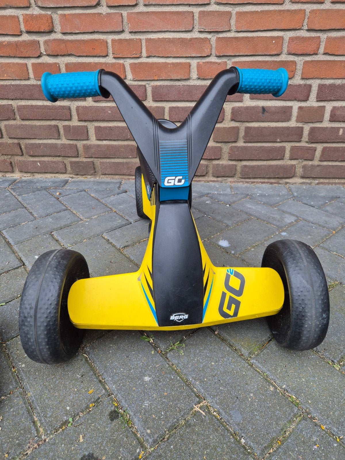 BERG GO2 Skelter Loopfiets - Geel, Ophalen of Verzenden, Gebruikt, Loopvoertuig