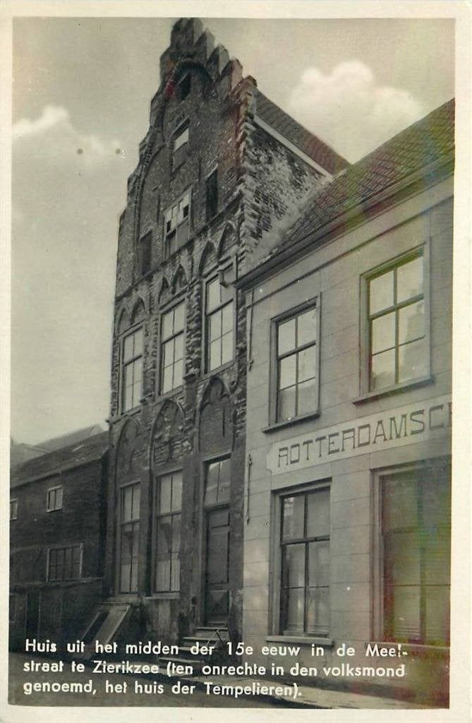 388-441-017 Zierikzee Huis der Tempeliers, Verzamelen, Verzenden, Voor 1920, Zeeland