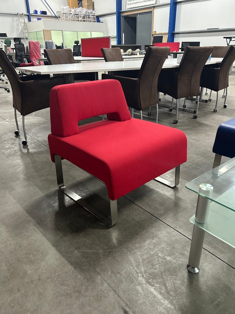 Fauteuil Rono van Almachair - UITVERKOOP Van €345 voor €100, Zacht, Minder dan 75 cm, Ophalen of Verzenden, Zo goed als nieuw