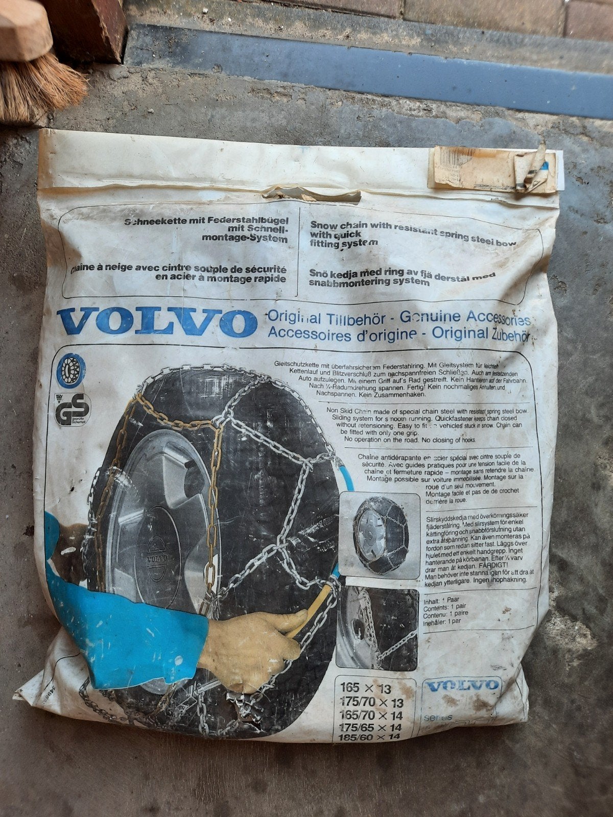 Volvo sneeuwkettingen met snelmontagesysteem, Auto diversen, Sneeuwkettingen, Ophalen