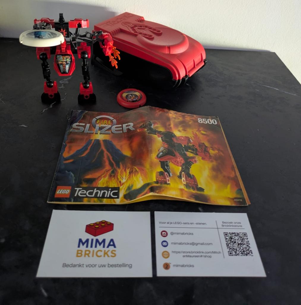 LEGO Technic 8500 Fire Slicer compleet met instructies, Overige merken, Gebruikt, Aastvej 1, 7190 Billund, Denemarken, Ophalen of Verzenden