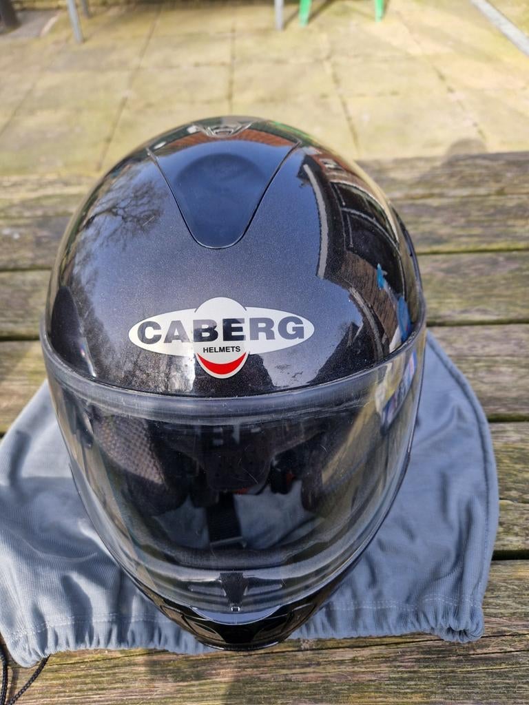 Caberg Systeemhelm - Zwart, Motoren, Ophalen of Verzenden