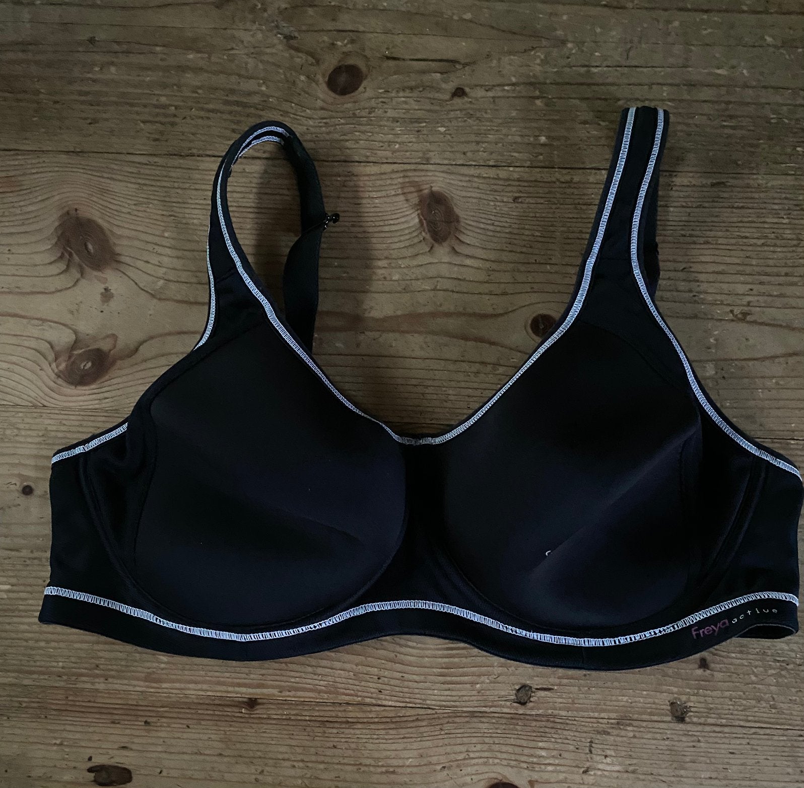 Freya Active sportbeha - Zwart - Maat 80D, Kleding | Dames, Sportkleding, Verzenden, Zwart, Maat 46/48 (XL) of groter, Fitness of Aerobics