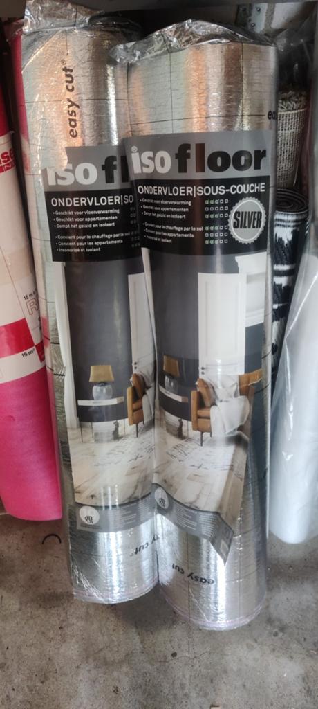 Rollen ondervloer, isofloor, baseline, isotex, Overige materialen, Nieuw, 15 m² of meer, Ophalen