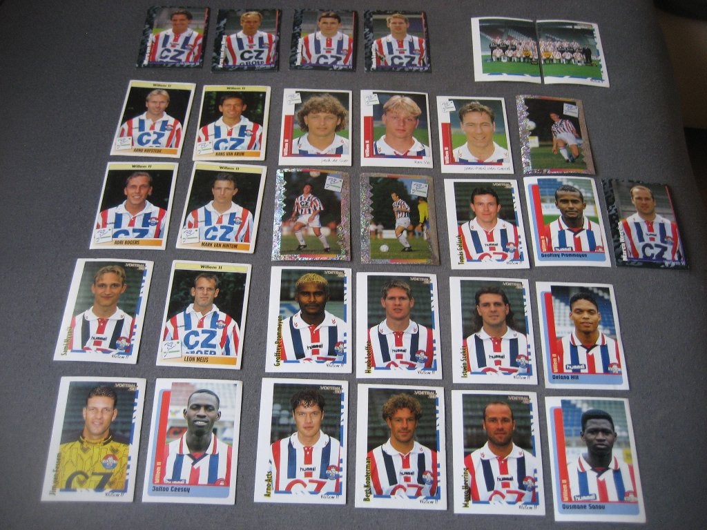 willem II voetbalplaatjes panini, Verzamelen, Ophalen of Verzenden, Zo goed als nieuw, Willem II, Poster, Plaatje of Sticker