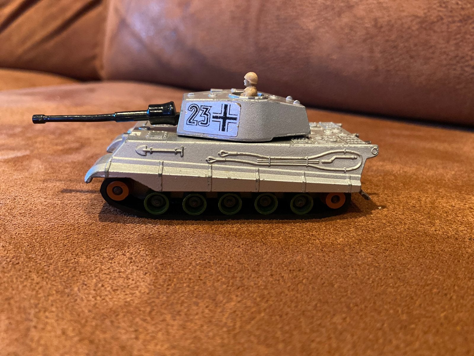 Matchbox King tiger tank. 1974, Ophalen of Verzenden, Zo goed als nieuw