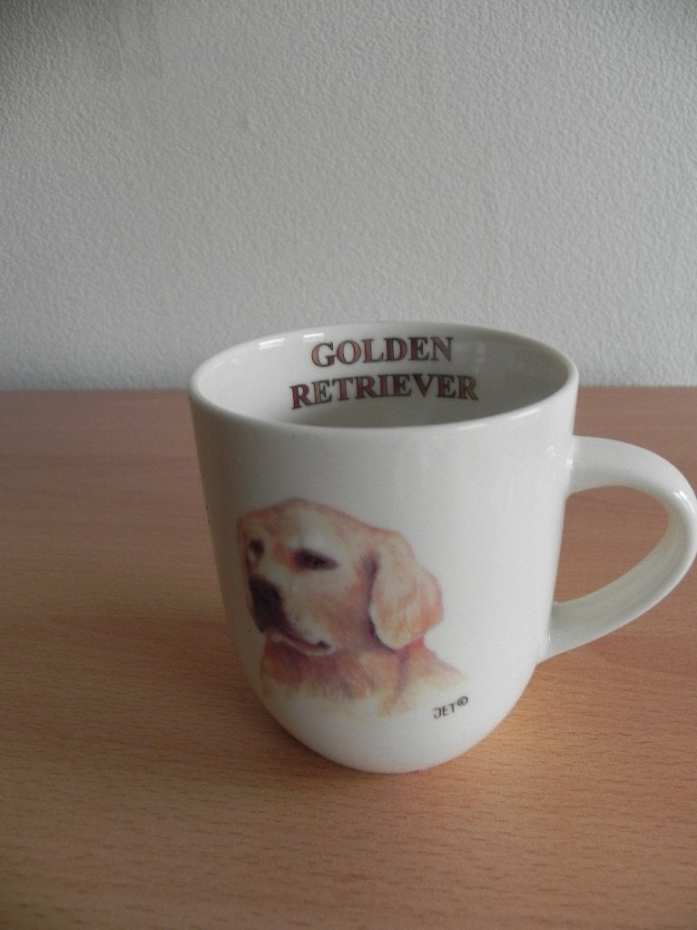 JET mok Golden Retriever, Ophalen, Zo goed als nieuw, Overige stijlen, Kop(pen) en/of Schotel(s)