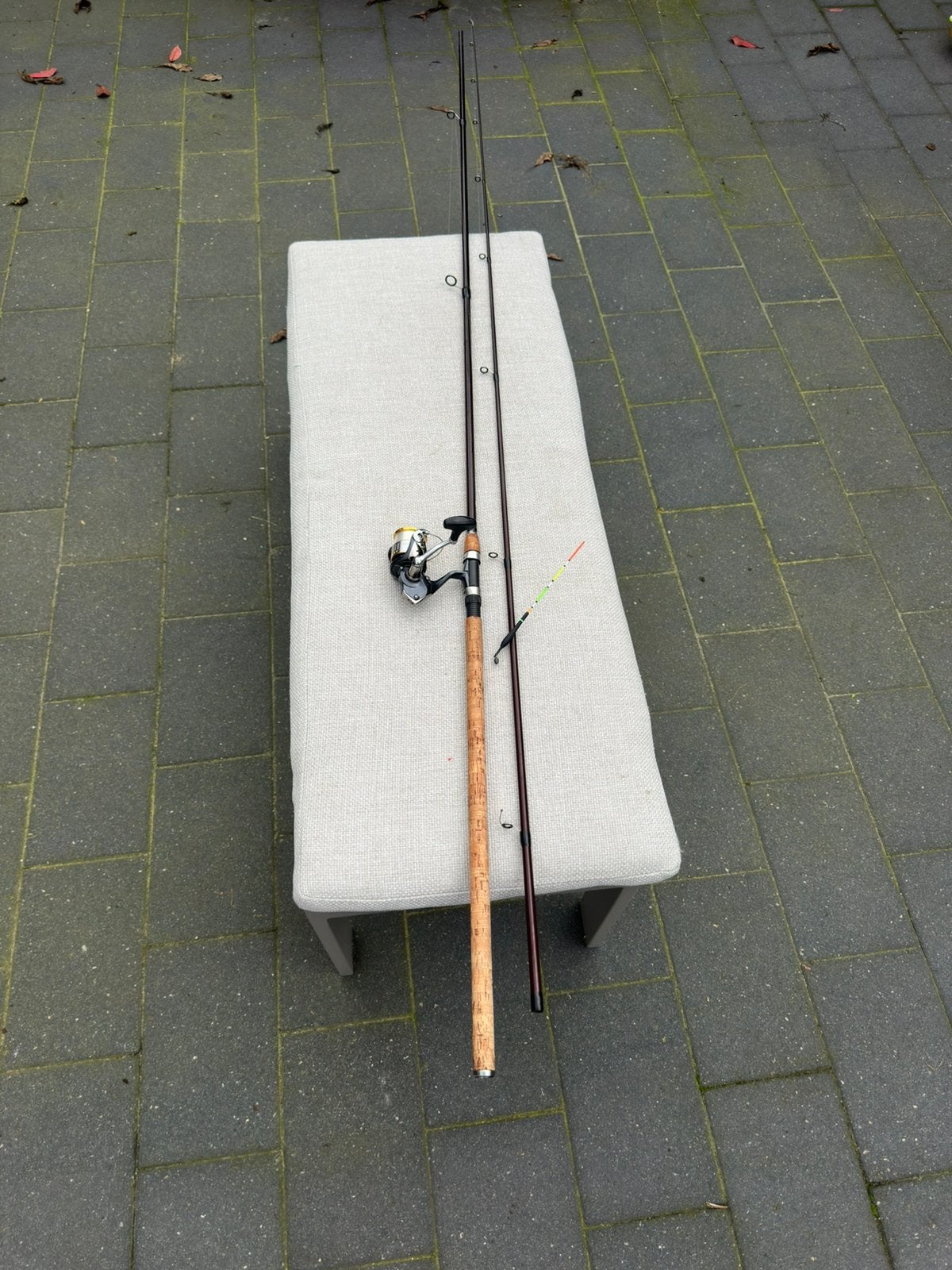 The Force penhengel 13ft 2lb met Shimano Sedona C3000FE, Ophalen, Zo goed als nieuw, Werphengel