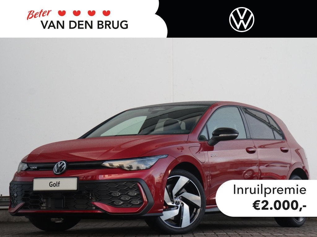 Volkswagen Golf GTE 1.5 eHybrid 272pk | Panoramadak | Black, Auto's, Volkswagen, Stof, 1498 cc, 4 cilinders, 150 min