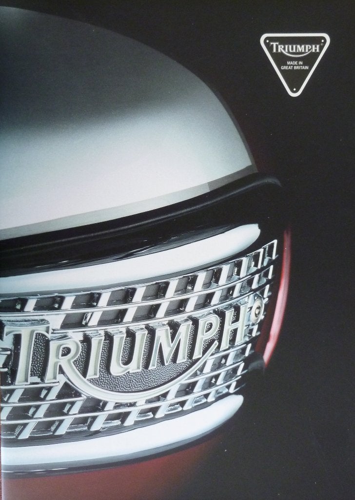 Folder TRIUMPH modellen 1996, Motoren, Ophalen of Verzenden, Triumph