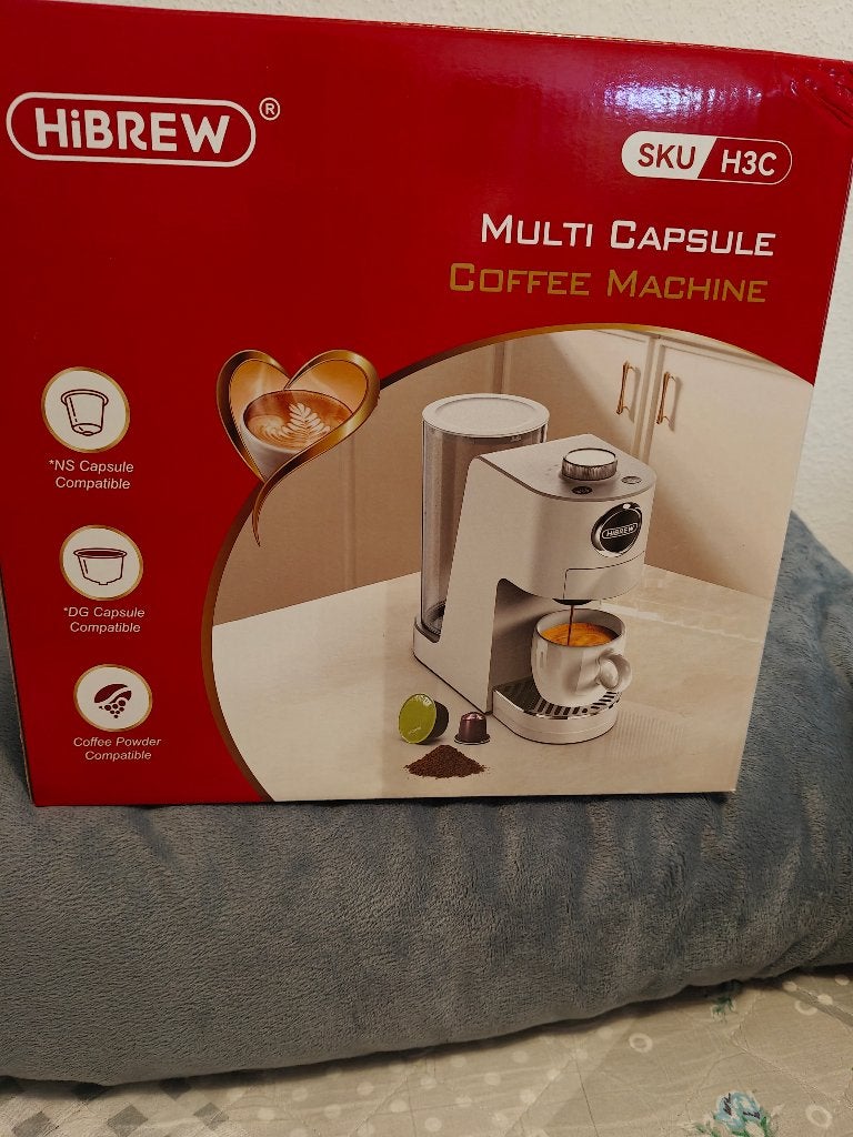 TE KOOP MULTI CAPSULE KOFFIE MACHINE, Ophalen, Afneembaar waterreservoir, 1 kopje, Gemalen koffie
