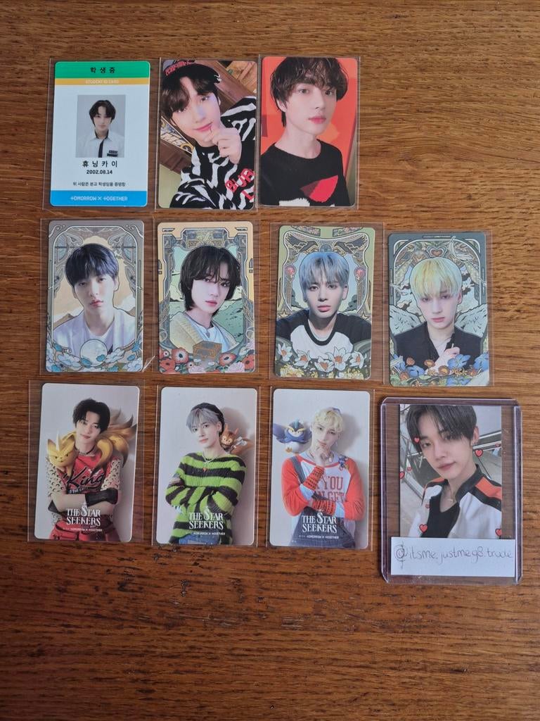 Txt Photocards, Ophalen of Verzenden, Zo goed als nieuw, Foto of Kaart