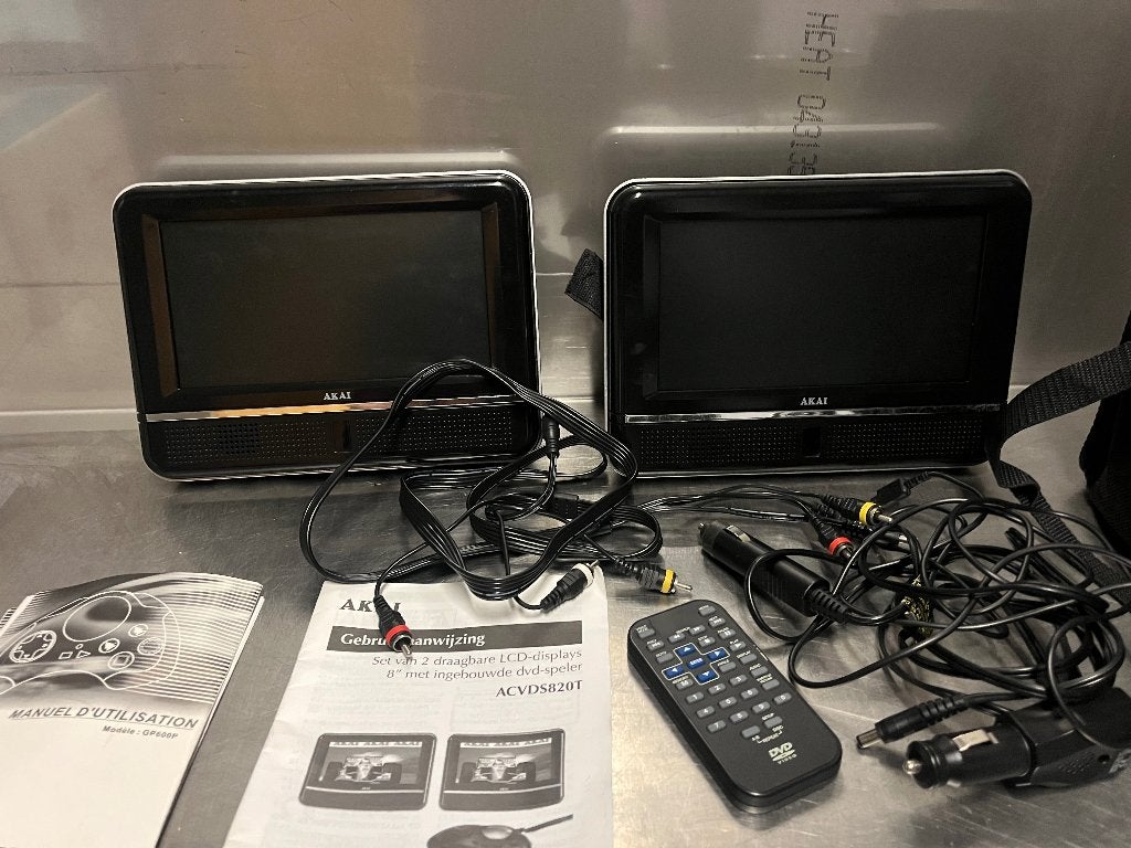 Portable dvd set voor hoofdsteun auto, Gebruikt, Draagbaar, Ophalen of Verzenden, Overige merken