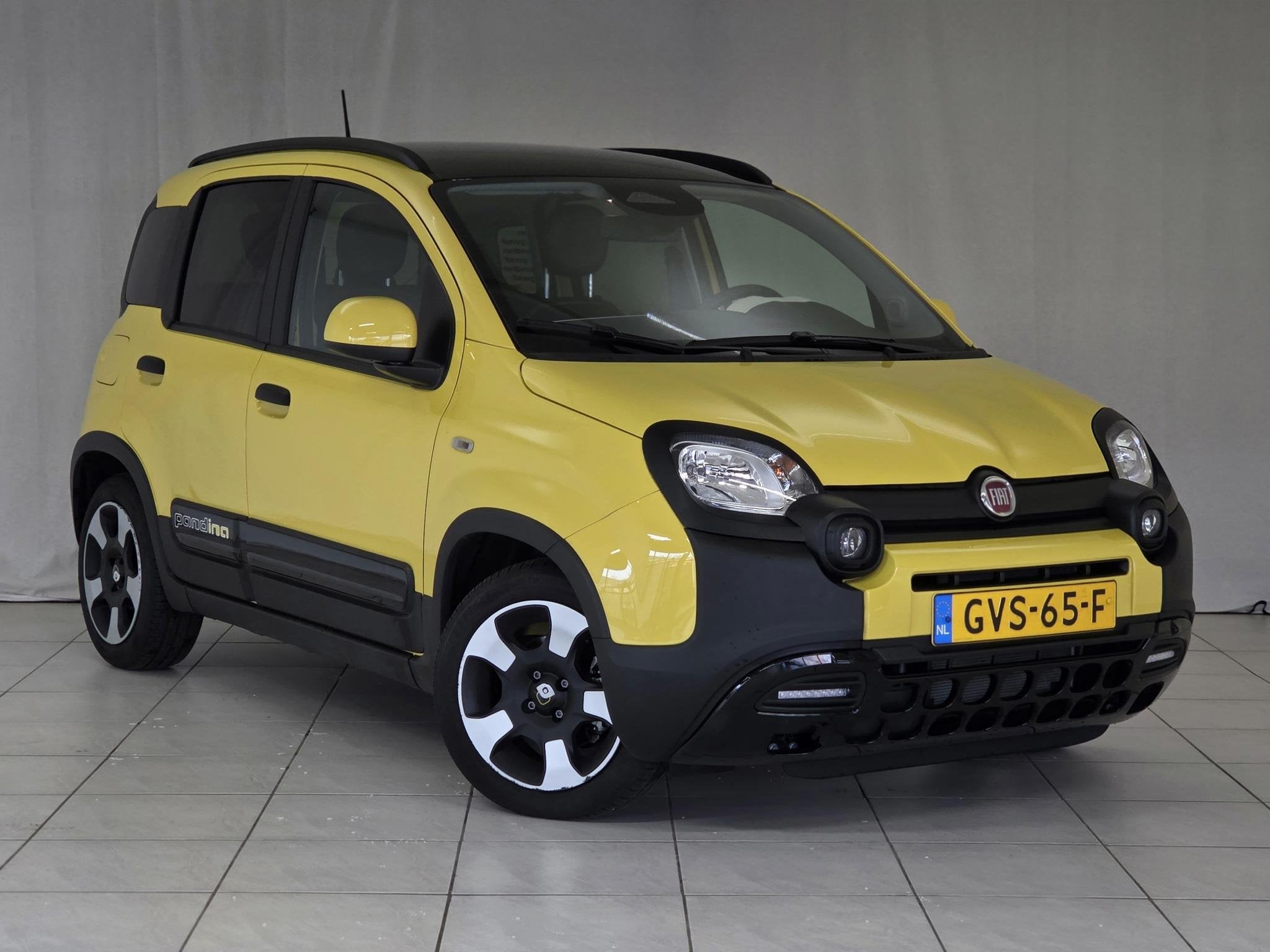 Fiat Panda 1.0 Hybrid Pandina | Airconditioning | Apple-Andr, Stof, Gebruikt, Euro 6, Panda