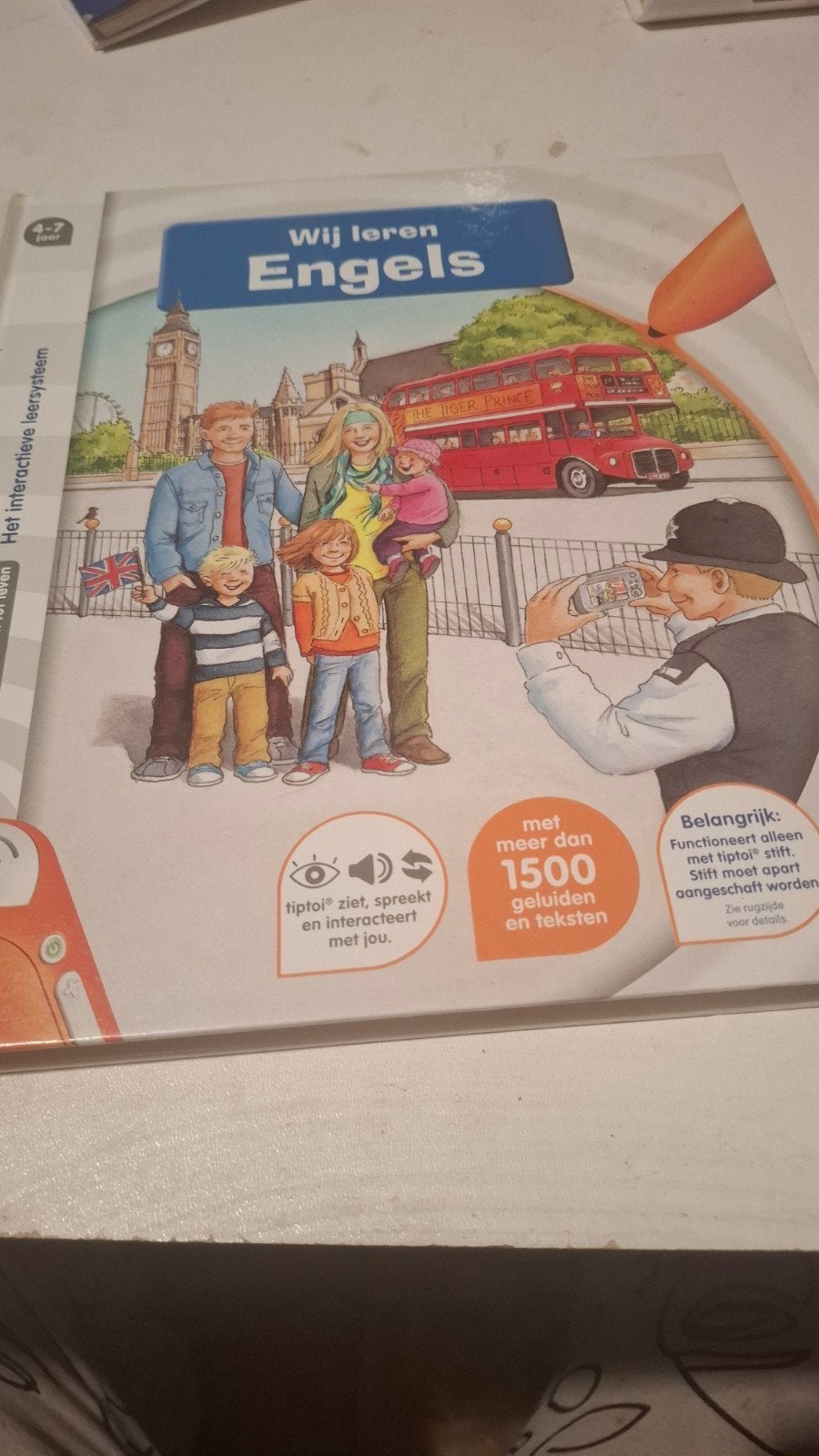 Tiptoi boek wij leren engels, Ophalen of Verzenden, Gebruikt, Taal en Lezen, Met geluid