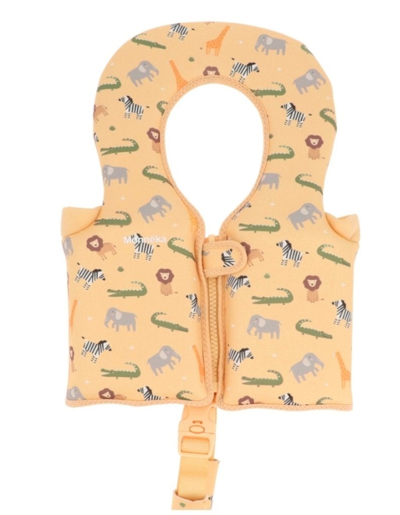 Zwemvest 1-2 jaar Wild Animals Geel 11-15 kg 86/92, Verzenden, Nieuw