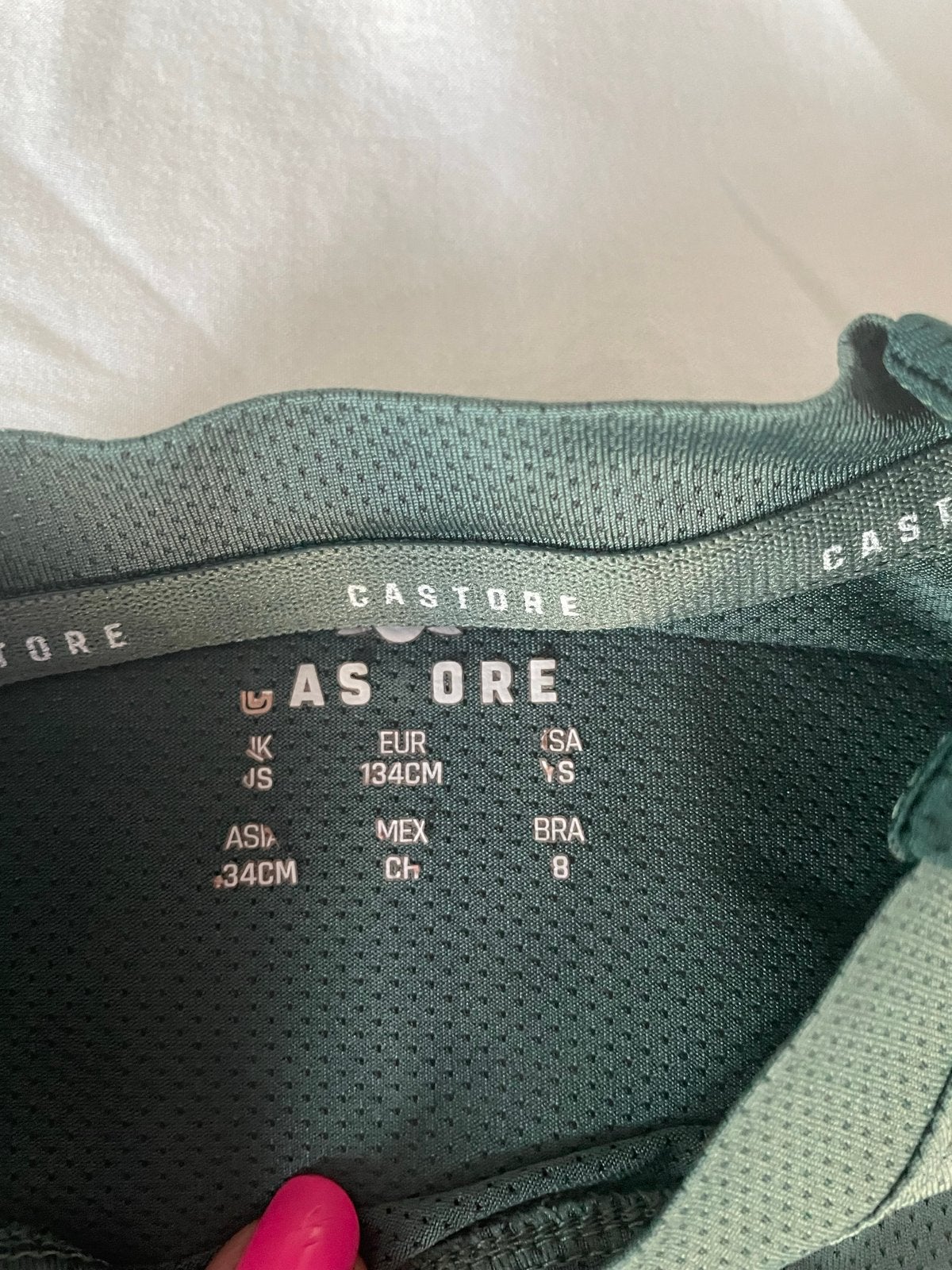 Feyenoord Castore Thuisshirt en Broekje Maat 134CM, Kinderen en Baby's, Ophalen of Verzenden, Zo goed als nieuw, Jongen, Setje