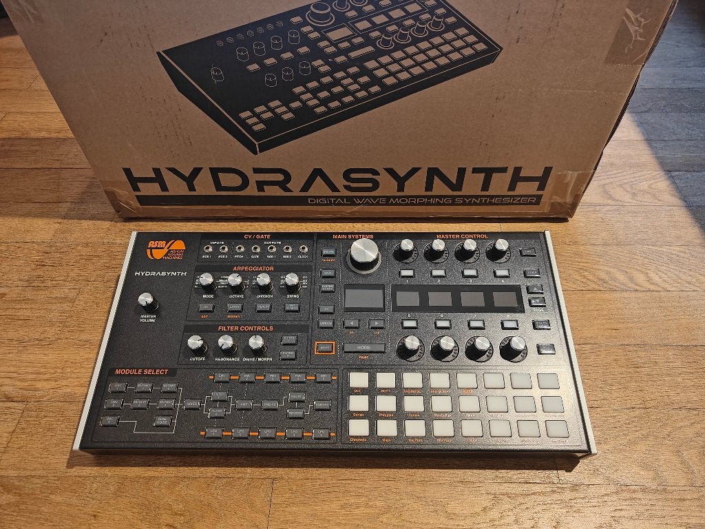 ASM Hydrasynth Desktop - zoals nieuw, met doos, Muziek en Instrumenten, Overige merken, Zo goed als nieuw, Met midi-aansluiting